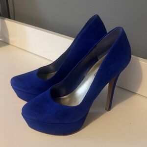 Jessica Simpson Elegant Blue Women's Heels Size 8 ❤️